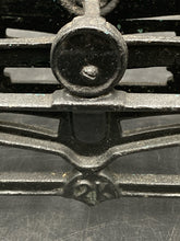 Antique 2 Kilogram Cast Iron Balance Scale W/ Brass Pans