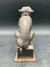 Antique 1880 J.E. Stevens Bulldog Mechanical Cast Iron Coin Bank