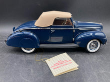 Franklin Mint 1/24 1939 Ford Deluxe Convertible Die Cast