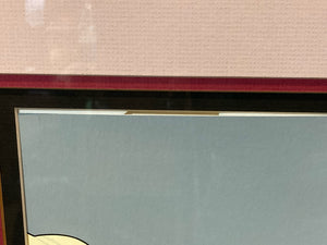 Patrick Nagel Commemorative No. 8 "Yellow Sweater" Serigraph, Framed
