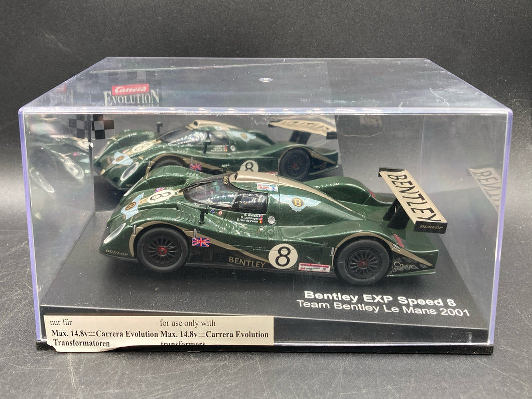 Carrera Evolution 1/32 Bentley EXP Speed 8 Le Mans 2001 Slot Car