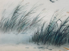 Anton Wang Signed Herons Print, Framed