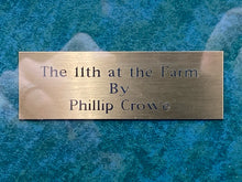 Phillip Crowe Signed Limited Edition The 11th At The Farm Golf Lithograph w/CoA