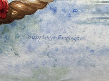 Suzy Leeja Carrington "Battler Port Canaveral Towing" Watercolor Painting