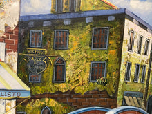 Original Artist Signed Venetian Cafe Oil Painting, Framed - view 4