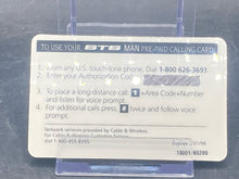 1998 STS First Edition Collector Series STS Man Phone Card