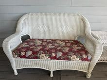 White Wicker Couch