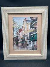 Signed Knut Engelhardt New Orleans French Quarter Print, Framed