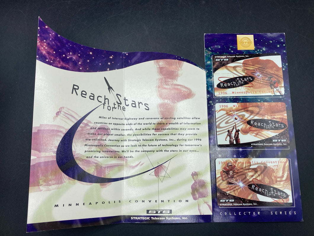 STS Reach For The Stars 1996 Minneapolis Convention Phone Card Set