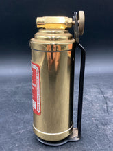 Vintage Merlite Industries Presto Brass Mini Fire Extinguisher w/ Bracket