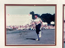 Payne Stewart Signed Commemorative Photo Display W/ CoA