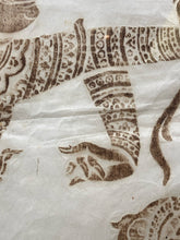 Vintage Thai Angkor-Wat Ramakien Rice Paper Charcoal Rubbing Artwork