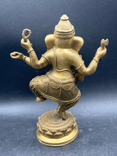 8" Bronze Buddhist God Ganesha Elephant Statue