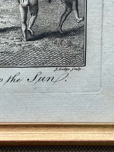 Antique J. Lodge 1778 People Of Florida Print