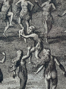 Antique J. Lodge 1778 People Of Florida Print