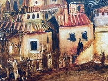 Original Signed Jerusalem Israel Oil Painting