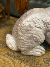 Silver Concrete Rabbit