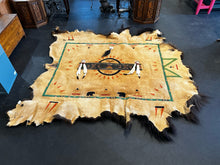 Navajo Buffalo Hide Wall Hanging