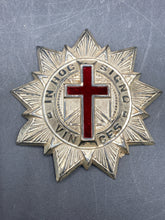 Vintage 1960s Metal Knights Of Columbus Sash Badge