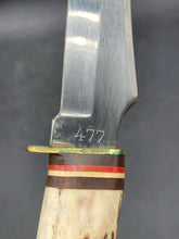 Solingen Edge Mark Original Buffalo Skinner Knife w/ Sheath