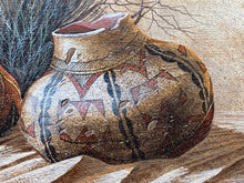 Bobby Johnson Signed Navajo Still Life Sand Painting