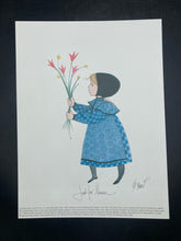 P.Buckley Moss Signed Limited Edition "Just For Nana" Lithograph Unframed