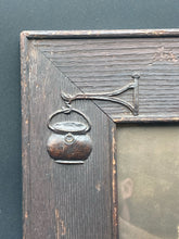 Atinque Framed James Arthur 1904 "Hearthside" Colonial Couple Photo Print