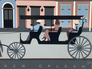 Patti Harris Googe Signed Numbered New Orleans Serigraph