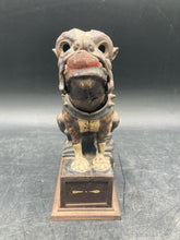 Antique 1880 J.E. Stevens Bulldog Mechanical Cast Iron Coin Bank