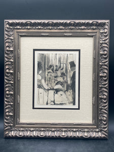 Original Edgar Degas Soft Ground Hand Etching W/ CoA
