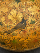Vintage Kashmir India Hand Painted Papier Mache Trinket Box