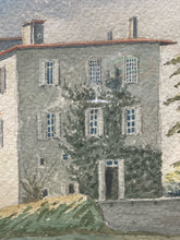 Original 6x10" Henri Clamen French Barbizon Chateau Painting - view 4
