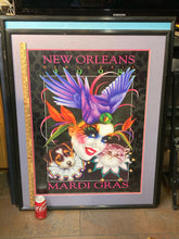 Andrea Mistretta Mardi Gras 1991 Poster, Framed