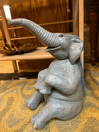 Concrete Elephant (Repaired Trunk)