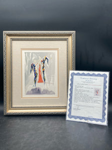 Salvador Dali Divine Comedy Canto 27 Paradiso Limited Edition Woodcut W/ CoA