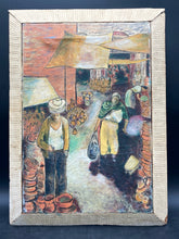 Original L.Cohen Signed Taxco, Mexico Market Painting