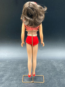 Vintage Mattel Skooter Skipper's Friend Doll No. 1040 Brunette W/ Box