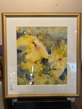 Abstract Yellow Flowers. signed "donna"