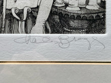 Charles Bragg Signed "X-Ray 1898" Framed Artist Proof Print