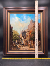 Marius J.H. Jansen Original "Seeing Of Haarlem In Holland" Oil Painting w/CoA