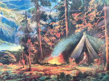William Thompson "Deep In The Woody Wilderness" Lithograph