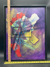 Original Chris Cruz Signed Contemporary Abstract Painting, Framed - view 7
