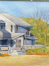 Artist Signed North Carolina House Watercolor Painting