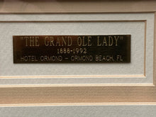 Suzy Leeja Carrington Signed "Grand Ole Lady" Ormond Hotel Lithograph w/CoA
