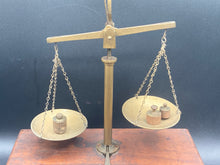 Antique Brass Apothecary & Goldsmith's Scale