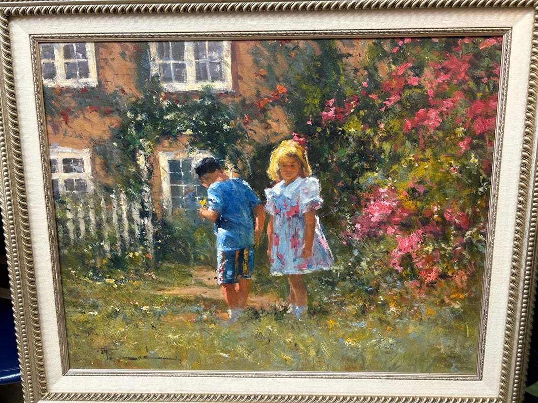 Robert Hagan Original Framed Oil Painting