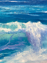 Original 16x24" Elena Lukina "Crystal Wave" Painting - view 4