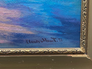 Original Signed Oil Painting Attributed To Claude Monet