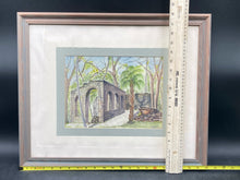 Original Gerard Roos Signed Florida "Sugar Mill Ruins" Watercolor Painting