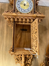 27" Hand Made Fretwork Wooden Scroll Wall Clock